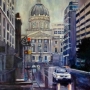 Market Street Drizzle - 30x40 - $1600