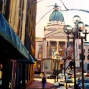 Winter on Market Street - 24x36 - $1200