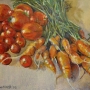 Tomatoes and Carrots - 24x30 - $850